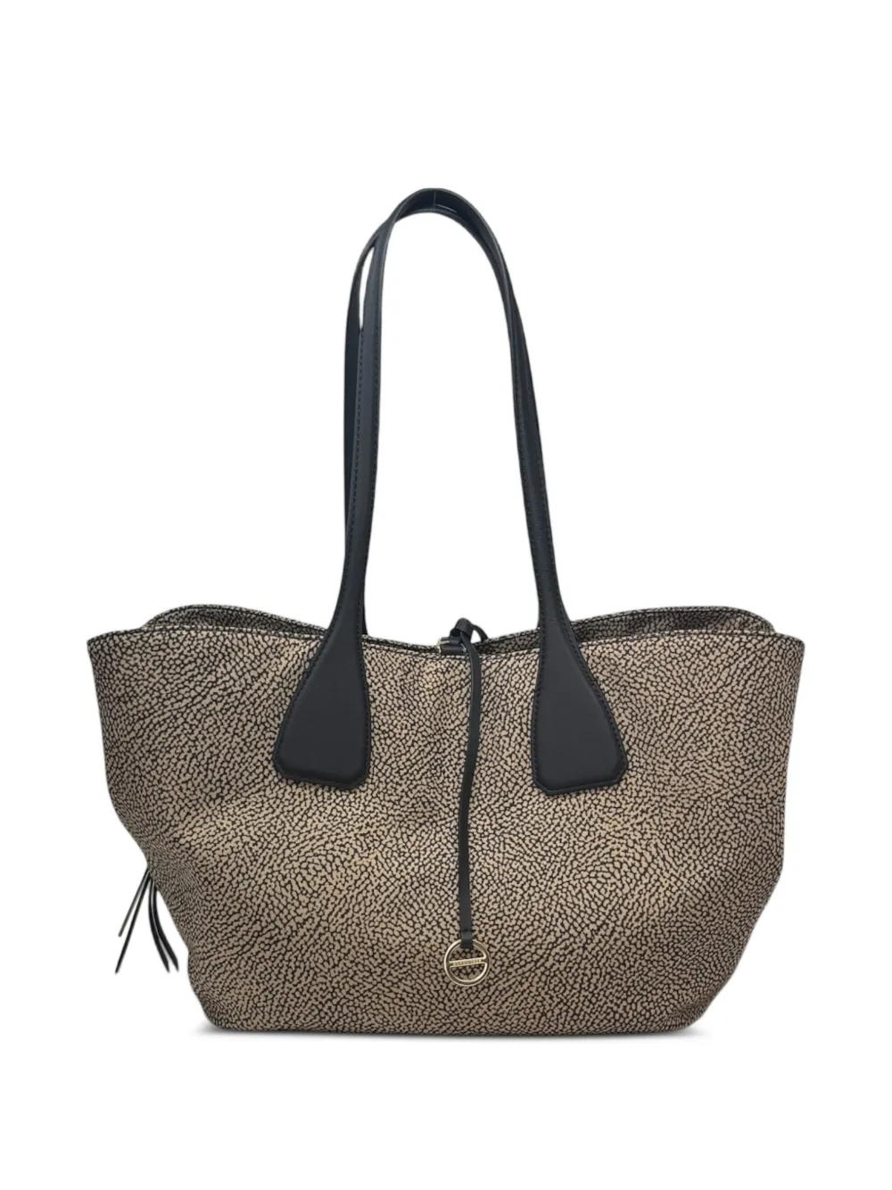 Borbonese double-handle shoulder bag - Toni neutri