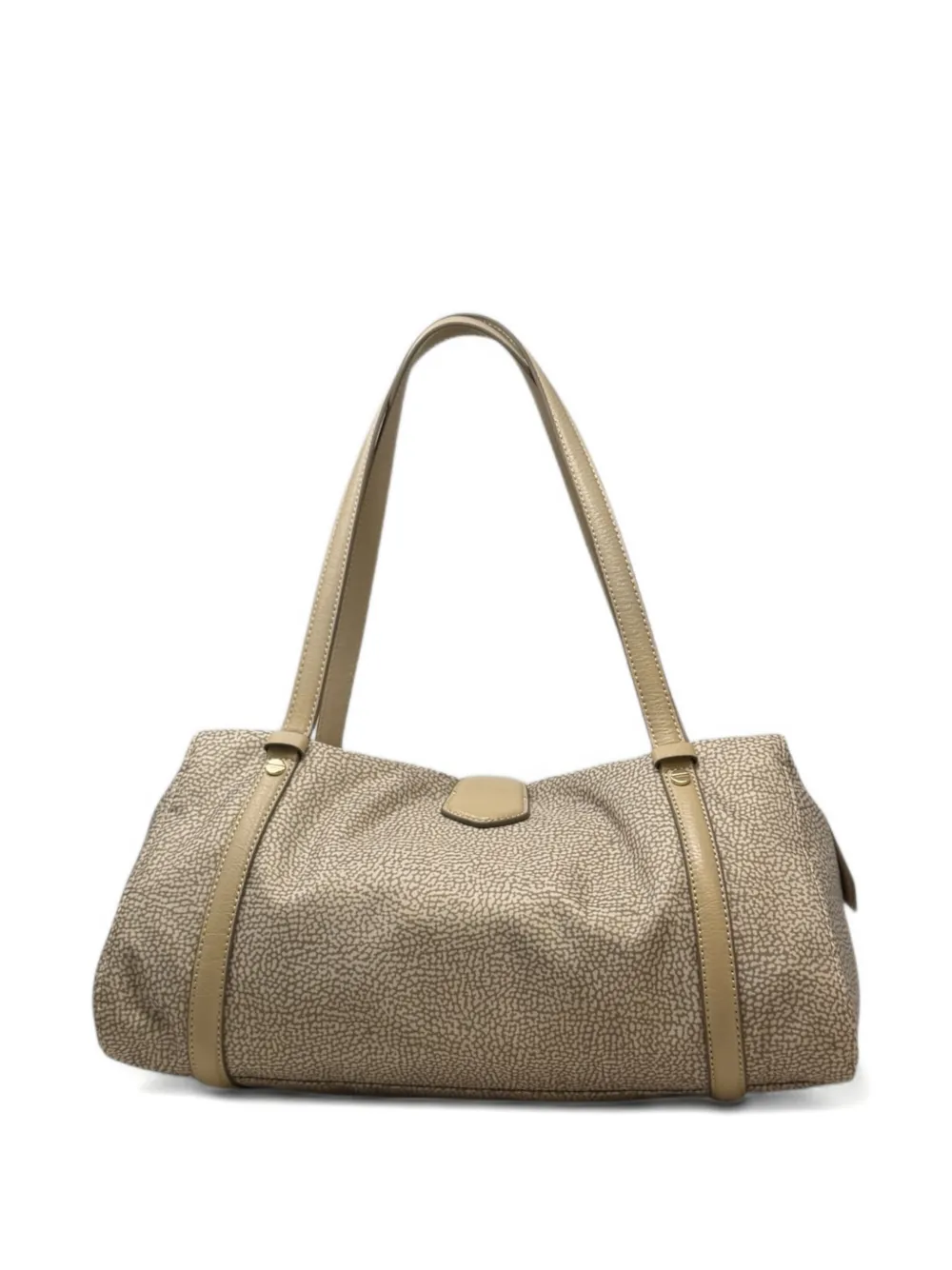 Borbonese printed shoulder bag - Beige