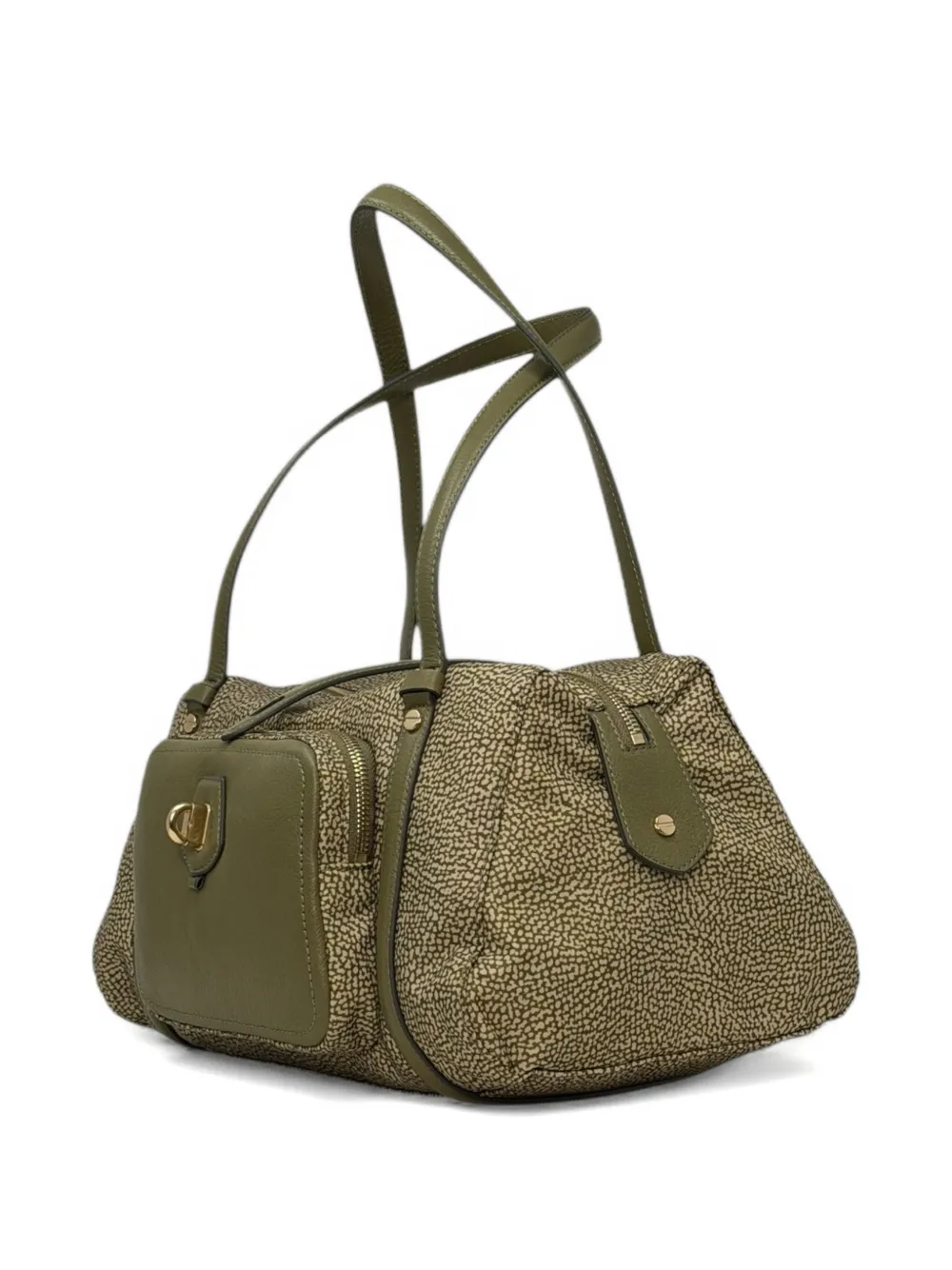  Borbonese Printed Shoulder Bag - Green 