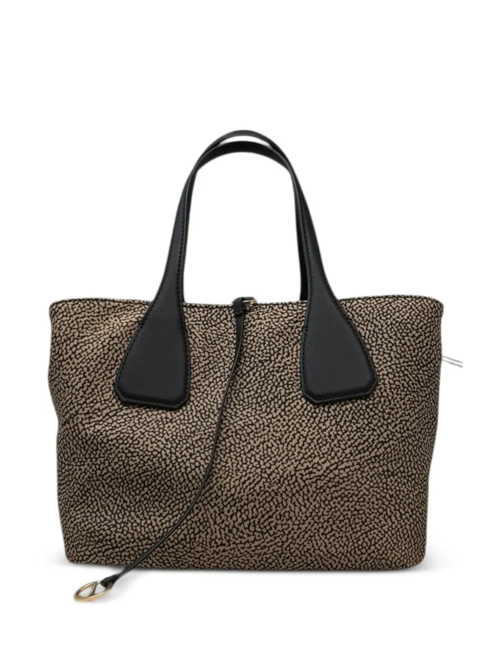 Borbonese printed shoulder bag - Nero