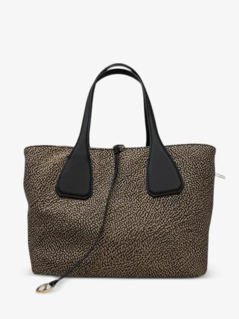 Borbonese bolsa de hombro con estampado