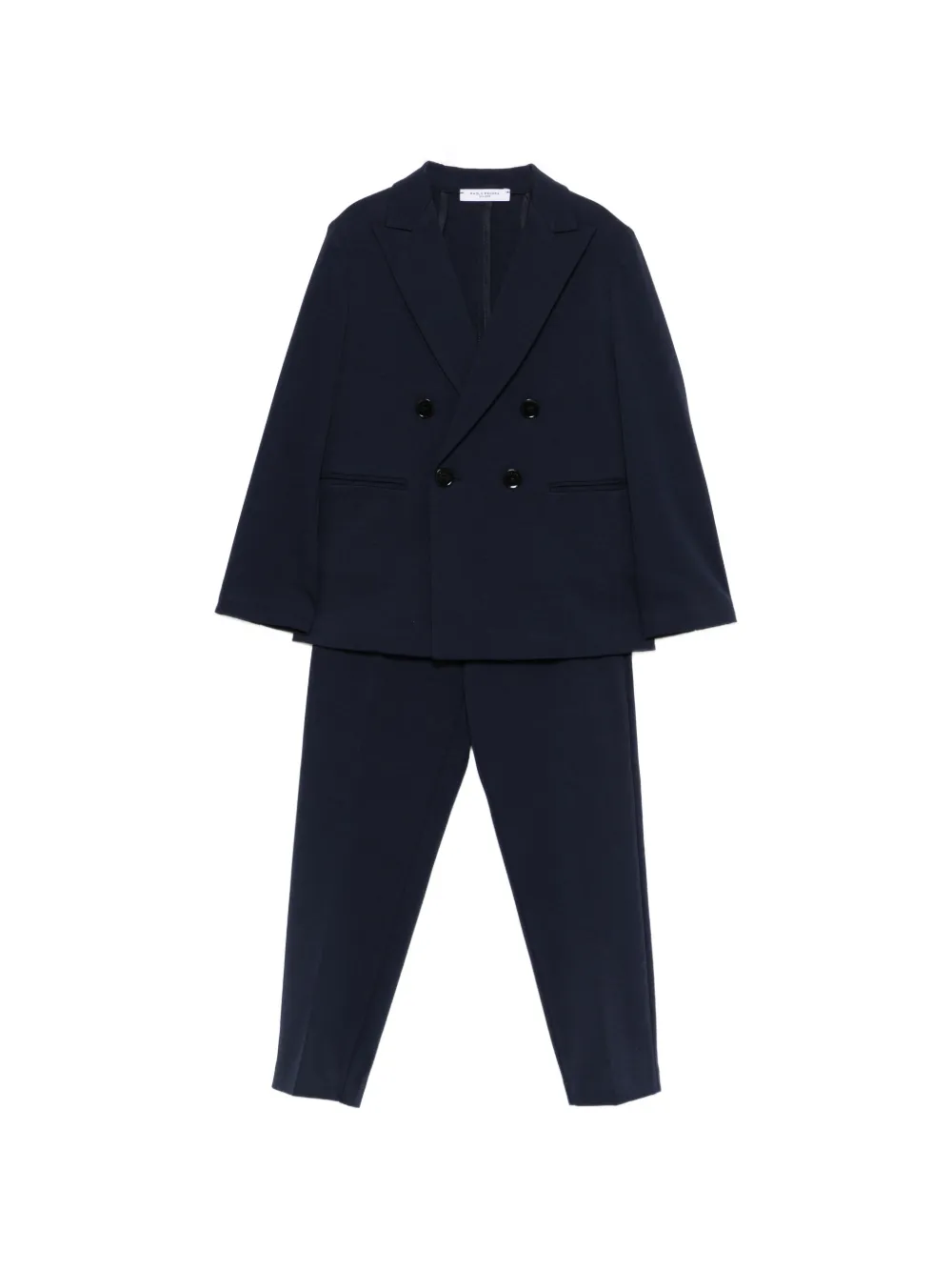 Paolo Pecora Kids double-breasted suit - Blu