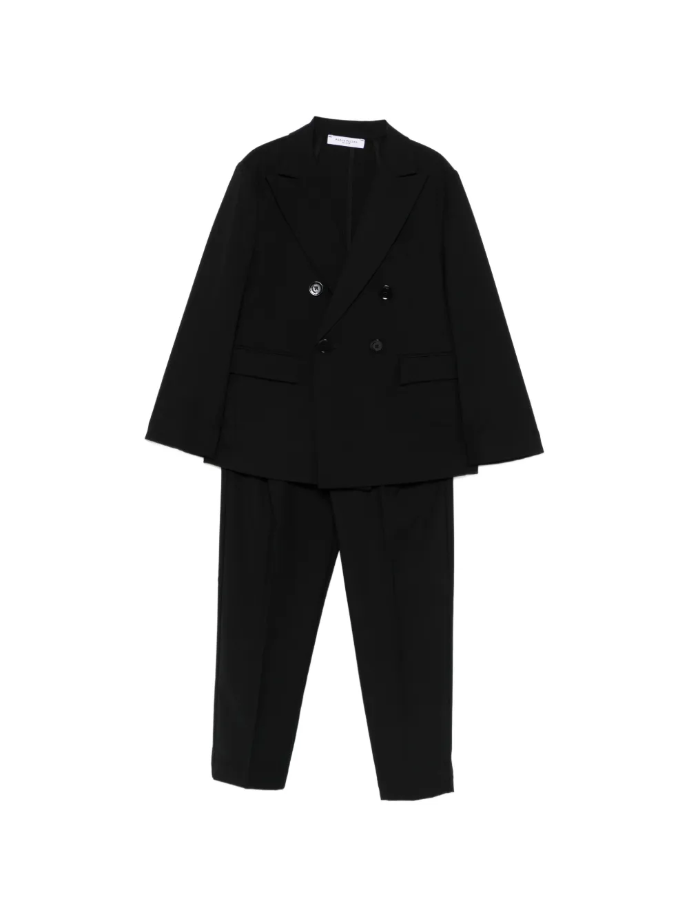 Paolo Pecora Kids buttoned suit - Nero