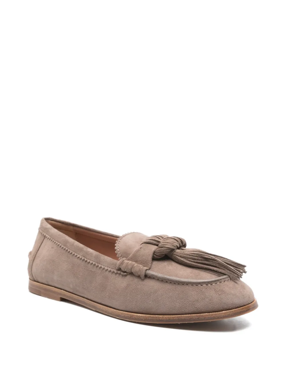 Aquazzura Loafers met kwastje Bruin