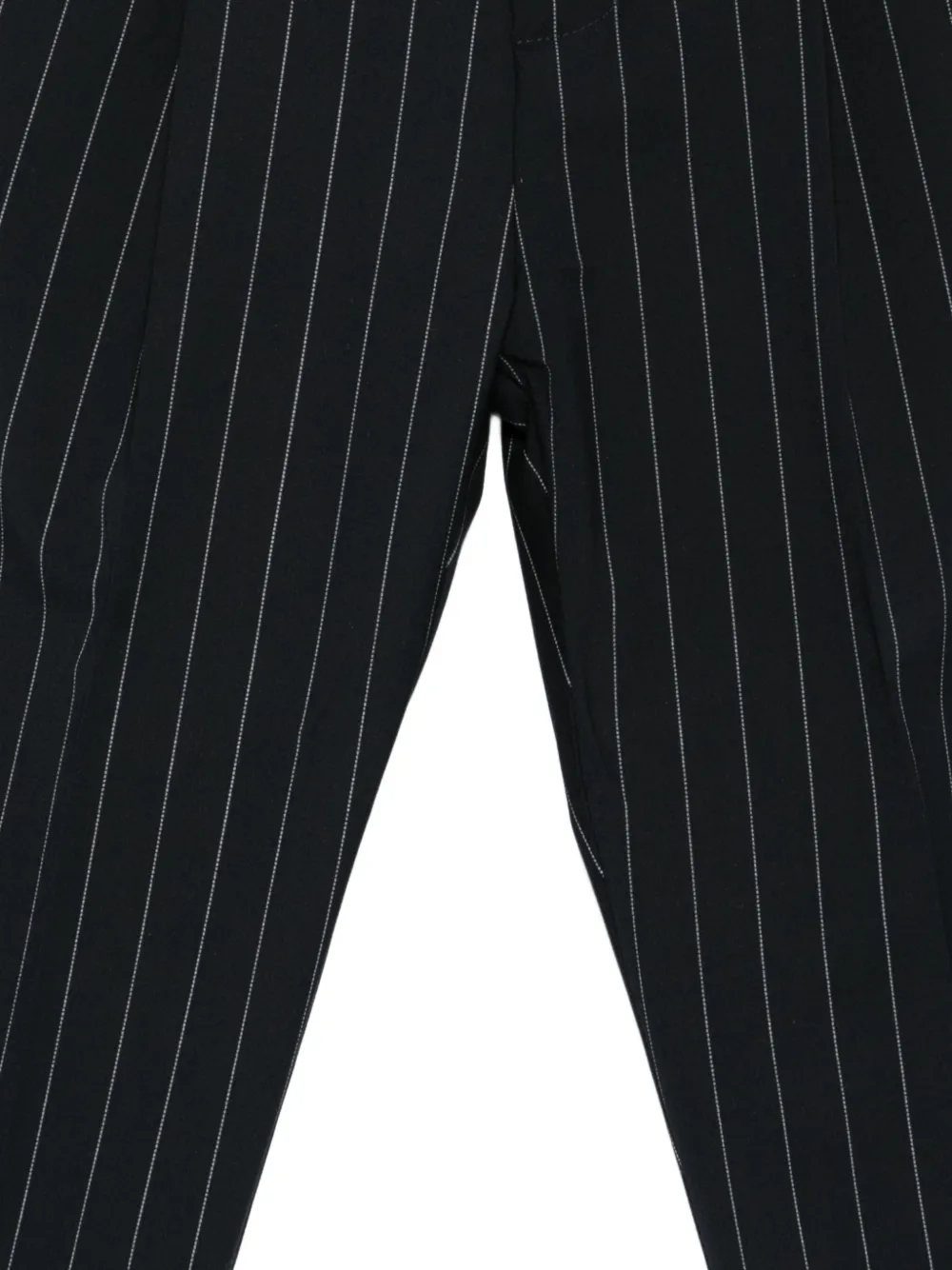Paolo Pecora Kids Broek met krijtstreep Blauw
