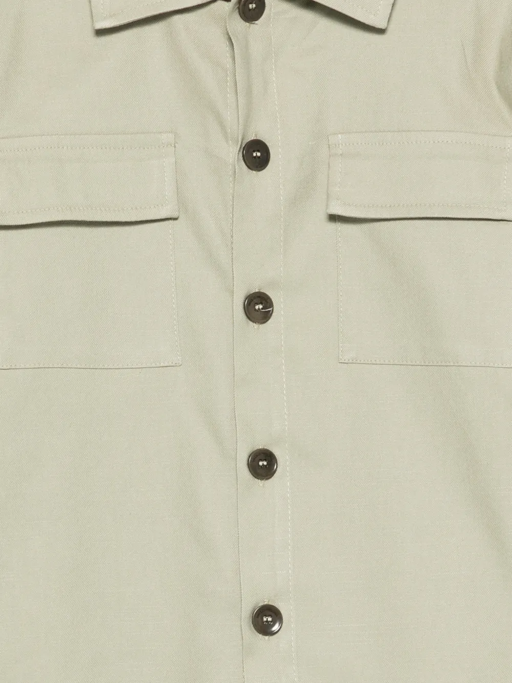  Paolo Pecora Kids Pocket Shirt - Neutrals 