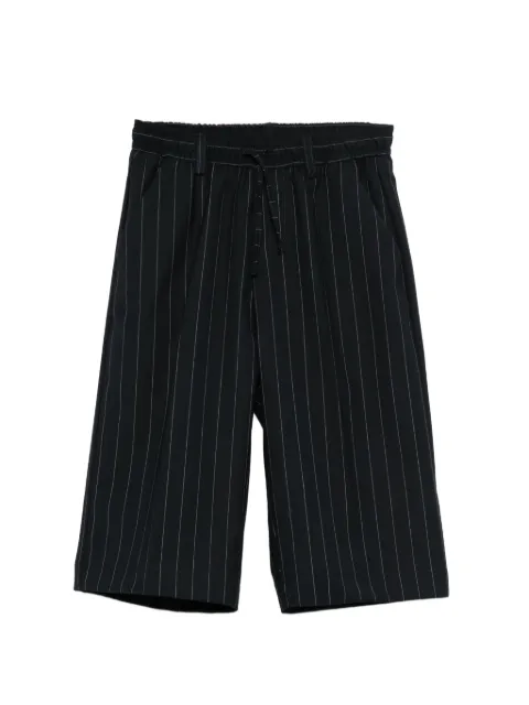 Paolo Pecora Kids pinstripe-pattern drawstring shorts