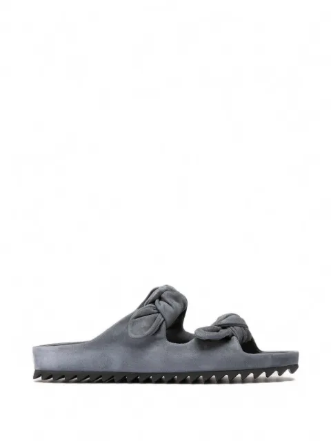 Officine Creative Pelagie 021 knot-detail suede sandals