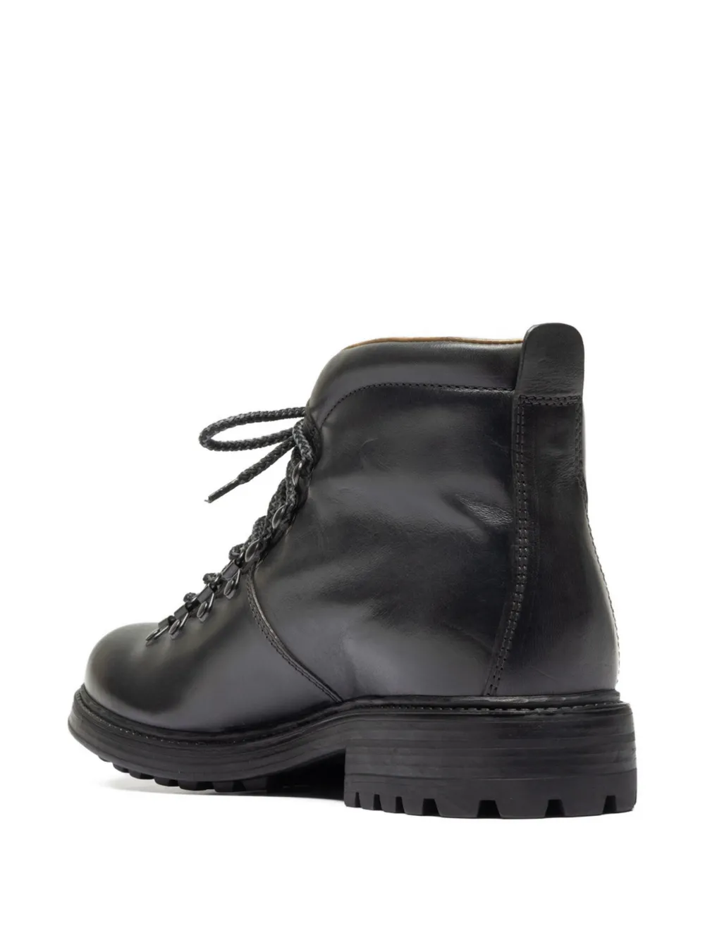 Officine Creative lace-up leather boots Grijs