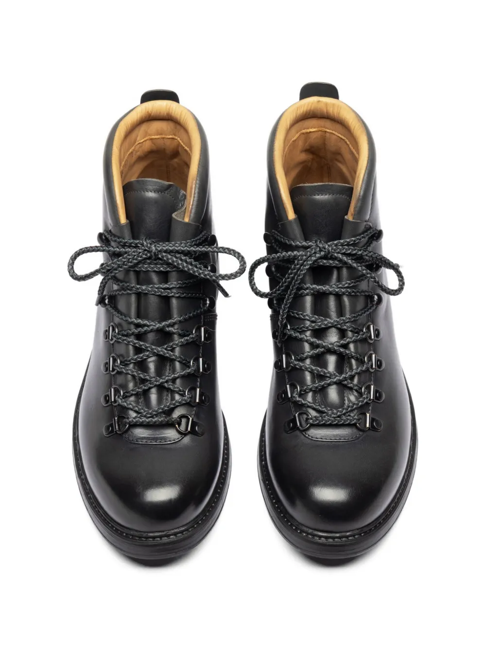 Officine Creative lace-up leather boots Grijs