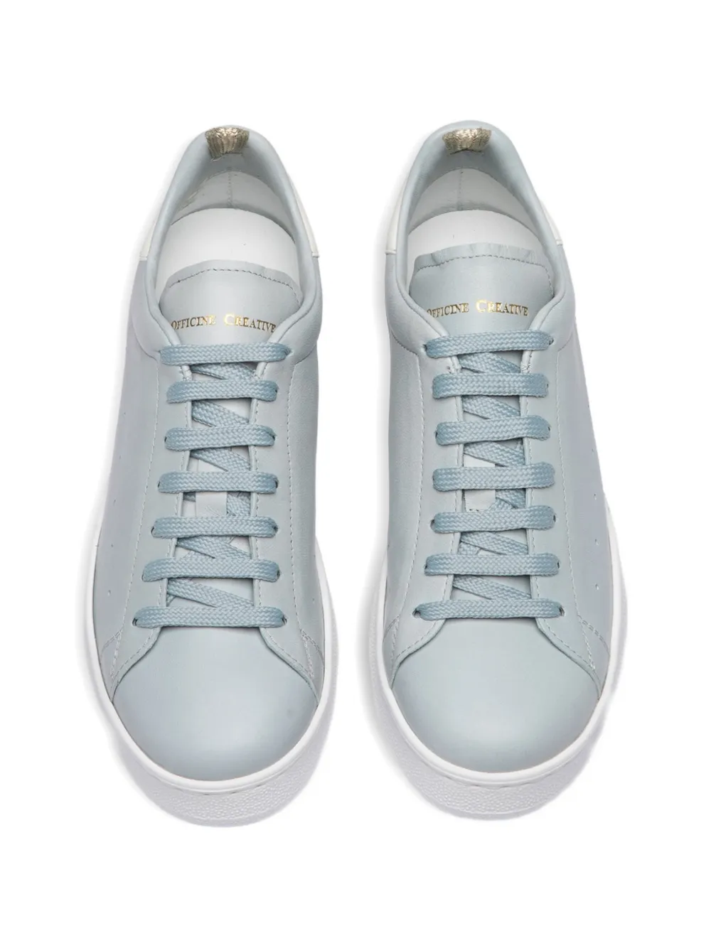 Officine Creative Mower 100 leather sneakers Blauw