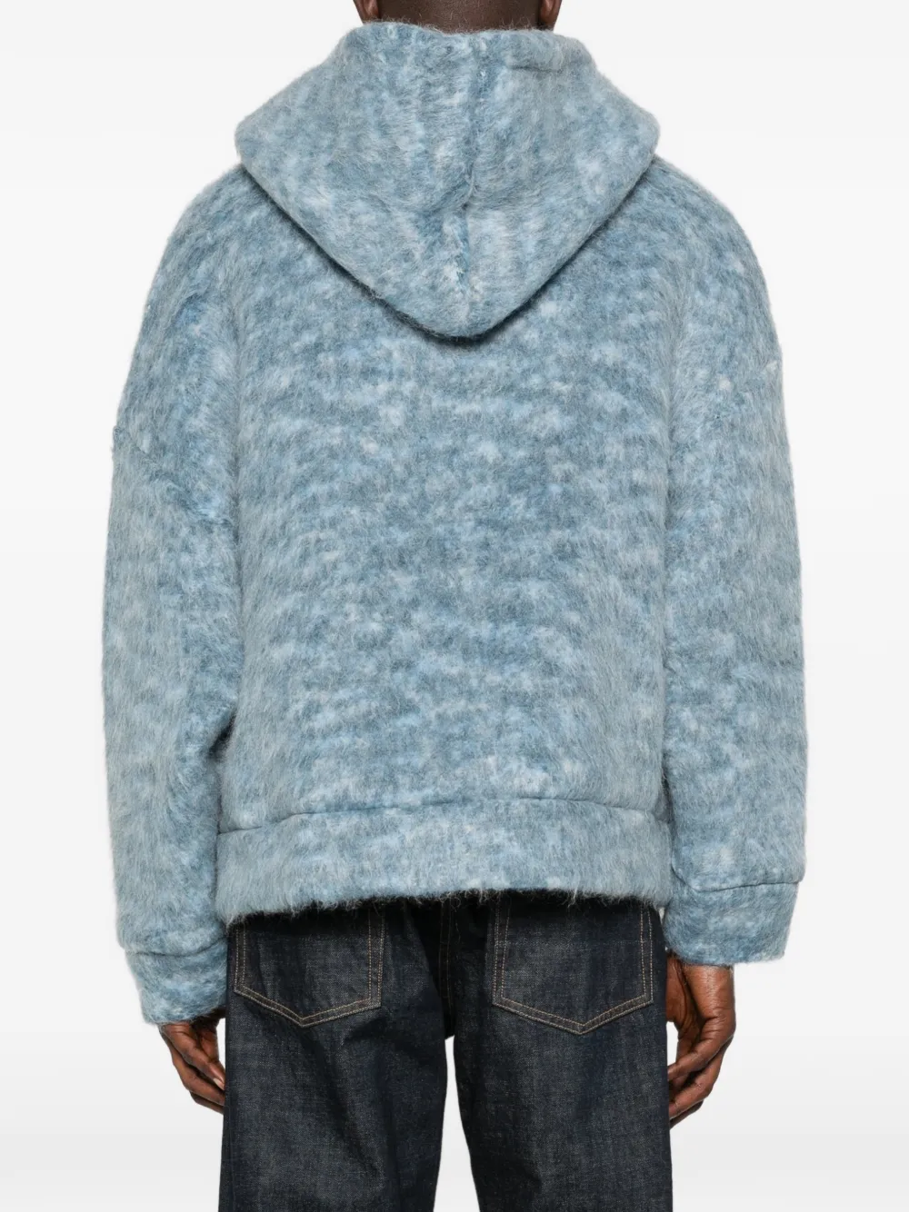 Bonsai Hoodie met print Blauw