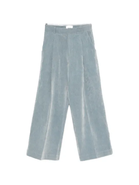 Bonsai velvet loose-fit trousers