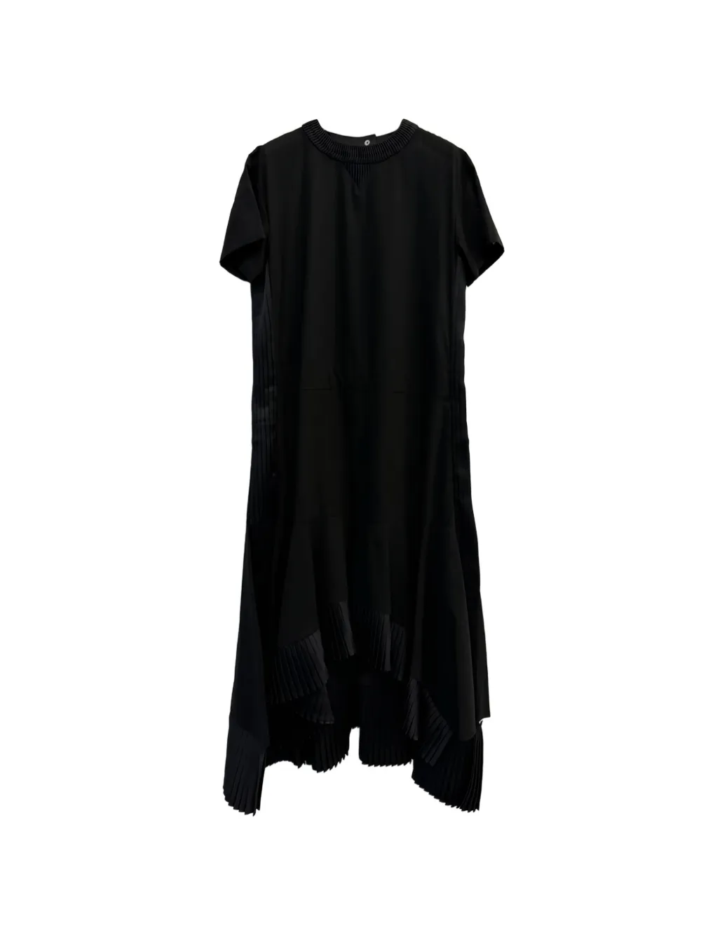 sacai Abito modello T-shirt asimmetrico - Nero