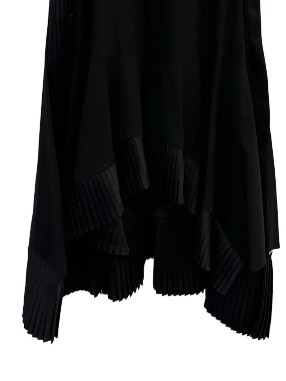 Sacai Asymmetric T-shirt Dress | Black | FARFETCH ZA
