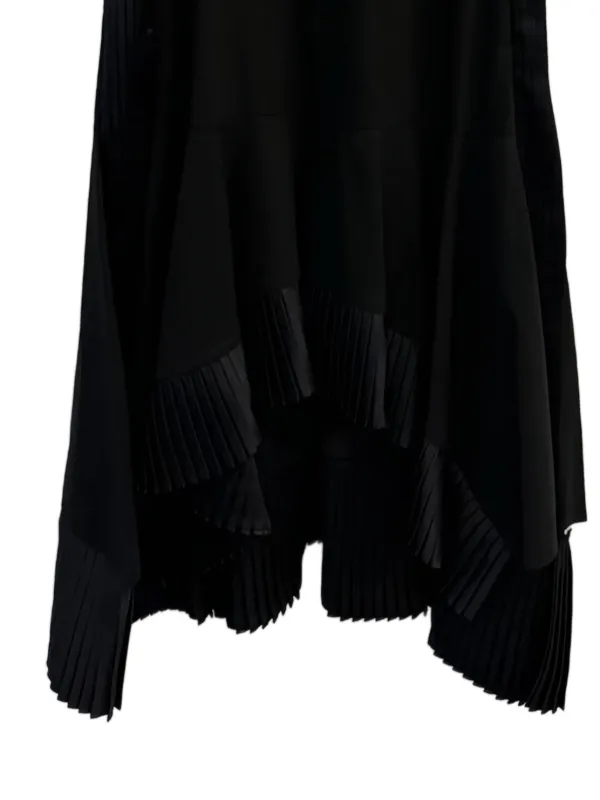 sacai カットソーワンピ Sacai Tシャツワンピース | ブラック | FARFETCH JP
