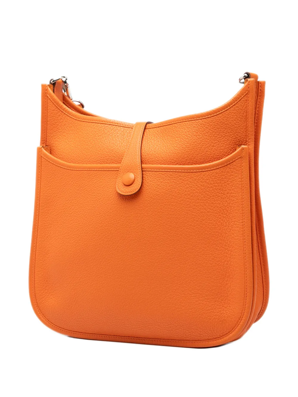  Hermès Pre-owned 2009 Clemence Evelyne Iii Pm Crossbody Bag - Orange 
