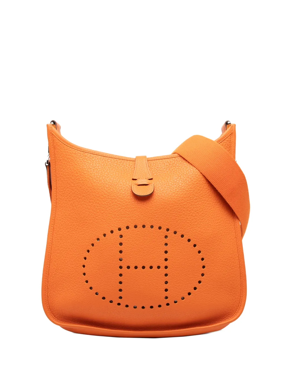 Hermès Pre-Owned 2009 Clemence Evelyne III PM crossbody bag - Arancione