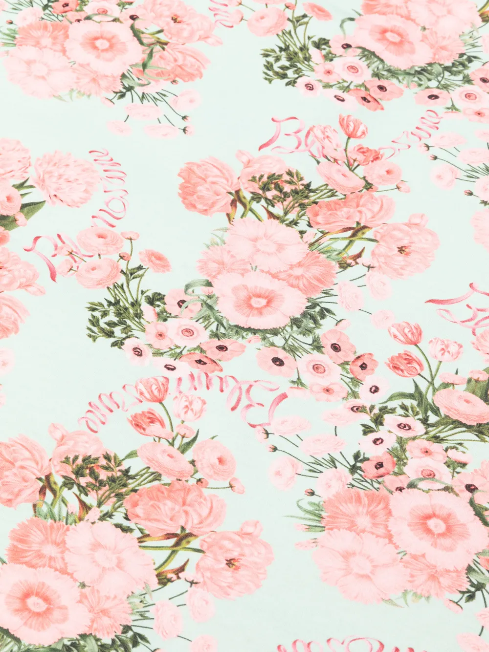  Miss Blumarine Floral-print Blanket - Blue 