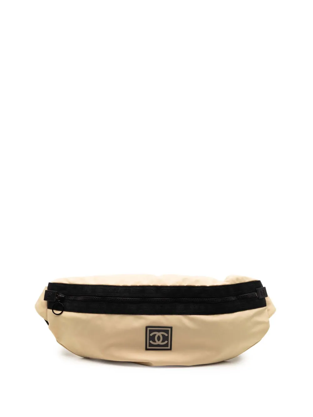 CHANEL Pre-Owned 2002-2003 Nylon CC Sport Line belt bag - Marrone