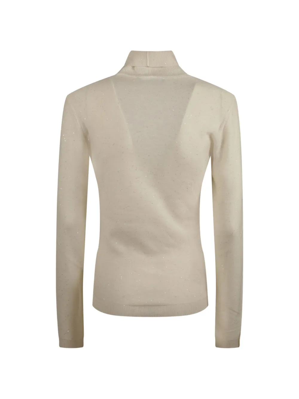 Fabiana Filippi Verfraaide top met col Beige