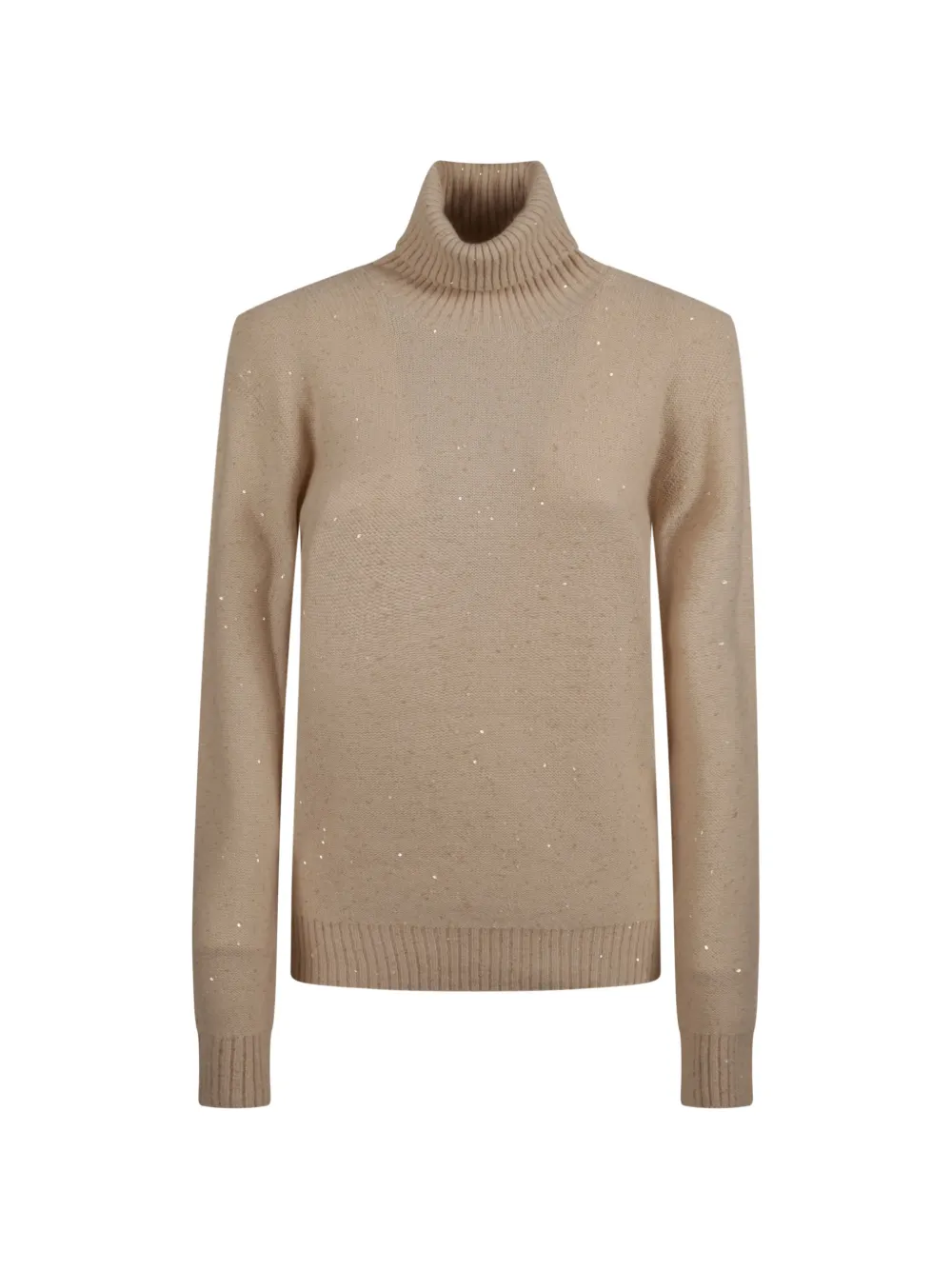 Fabiana Filippi roll-neck embellished top - Toni neutri