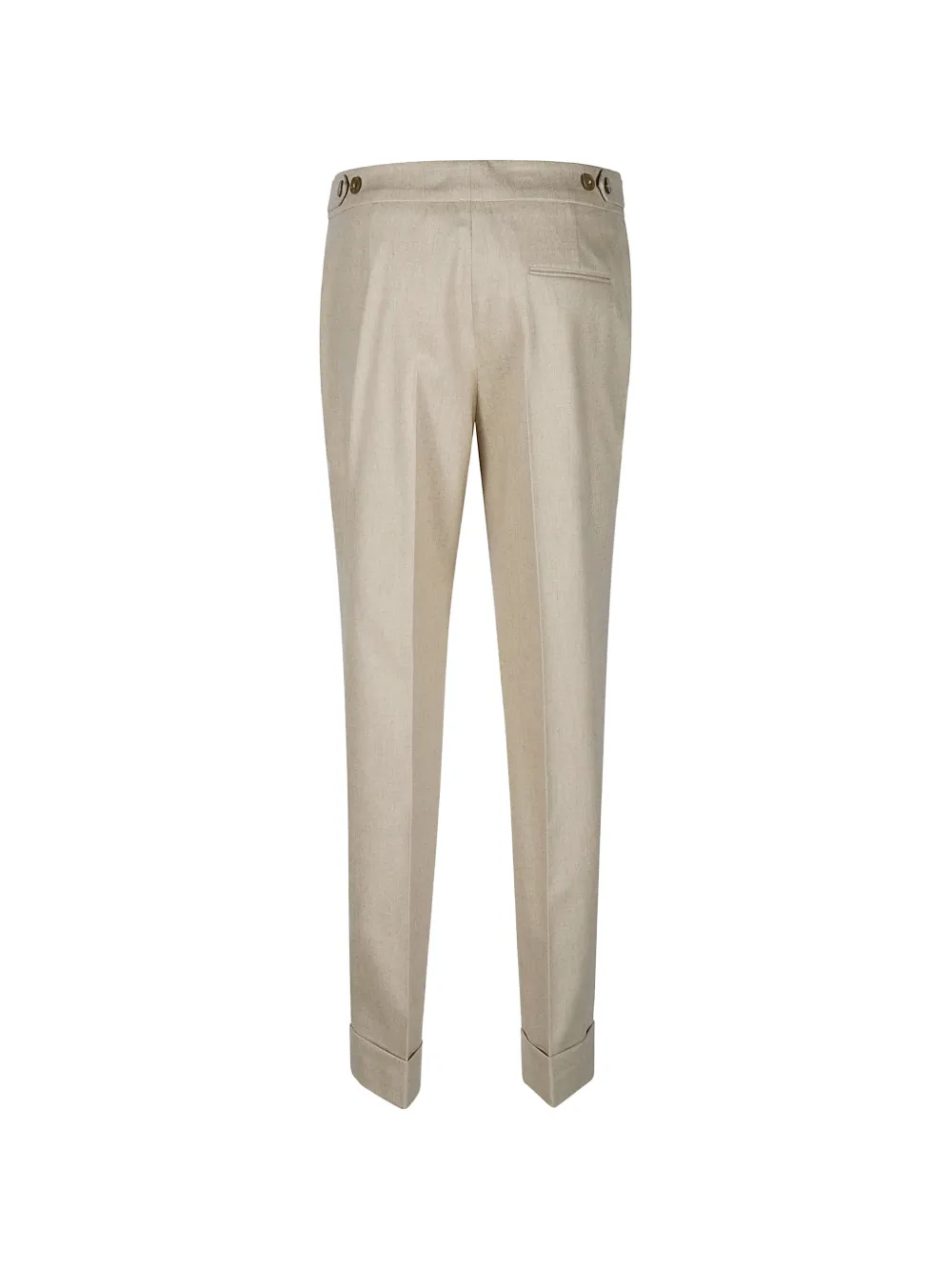 PT Torino cuffed wool trousers - Beige