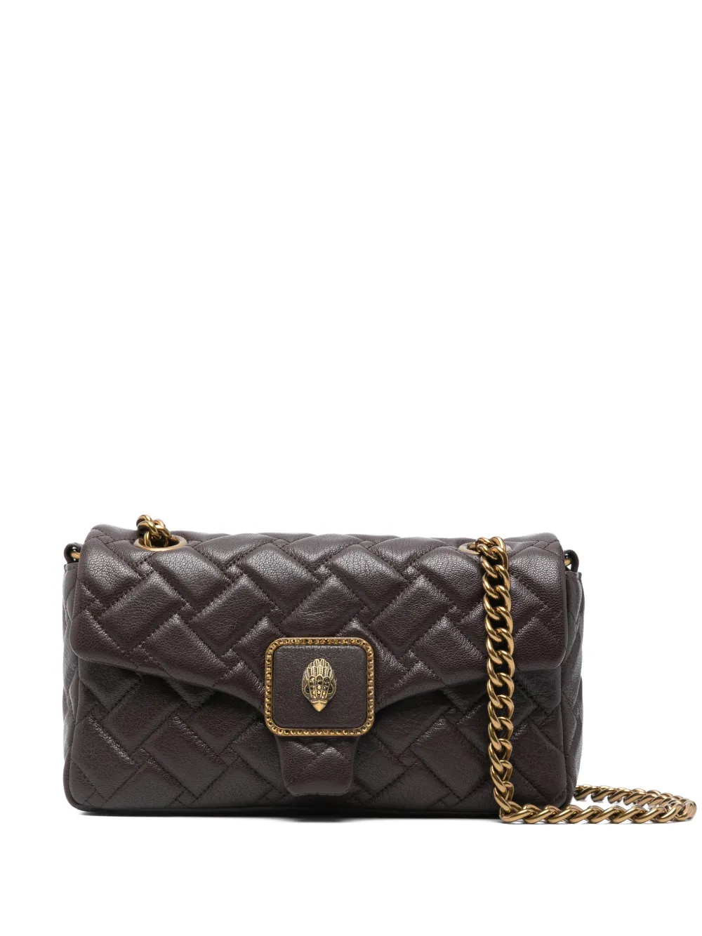 Kurt Geiger London Pimlico quilted chain shoulder bag - Marrone
