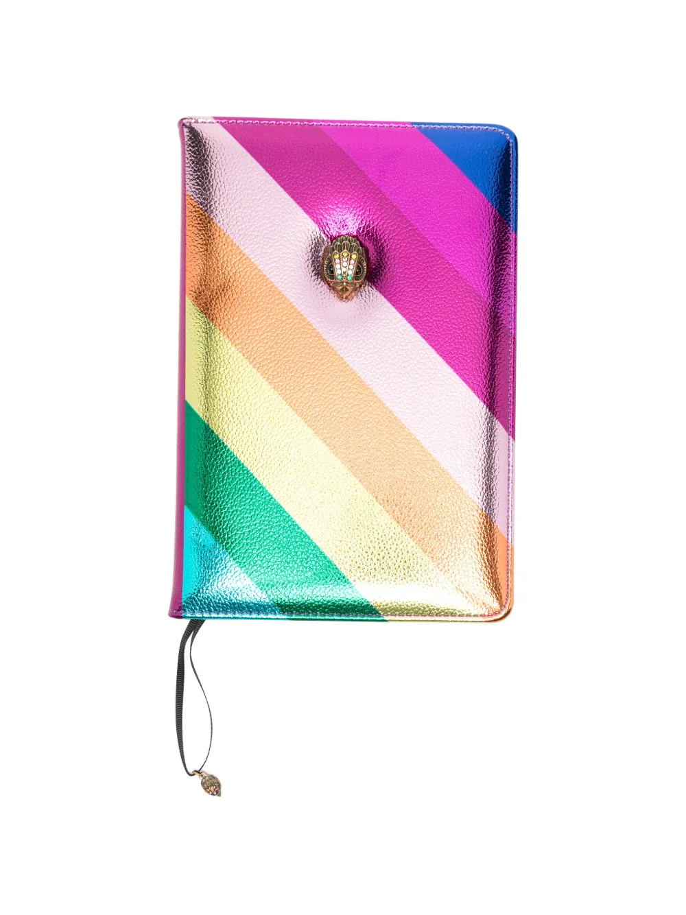 Kurt Geiger London Eagle striped notebook - Rosa