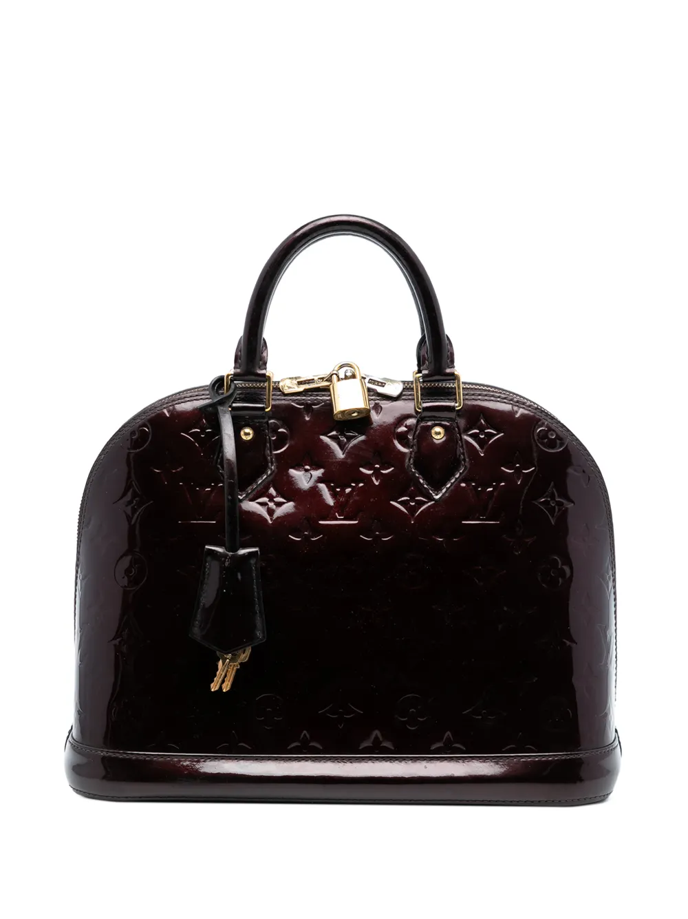 Louis Vuitton Pre-Owned 2012 Monogram Vernis Alma PM handbag - Violett