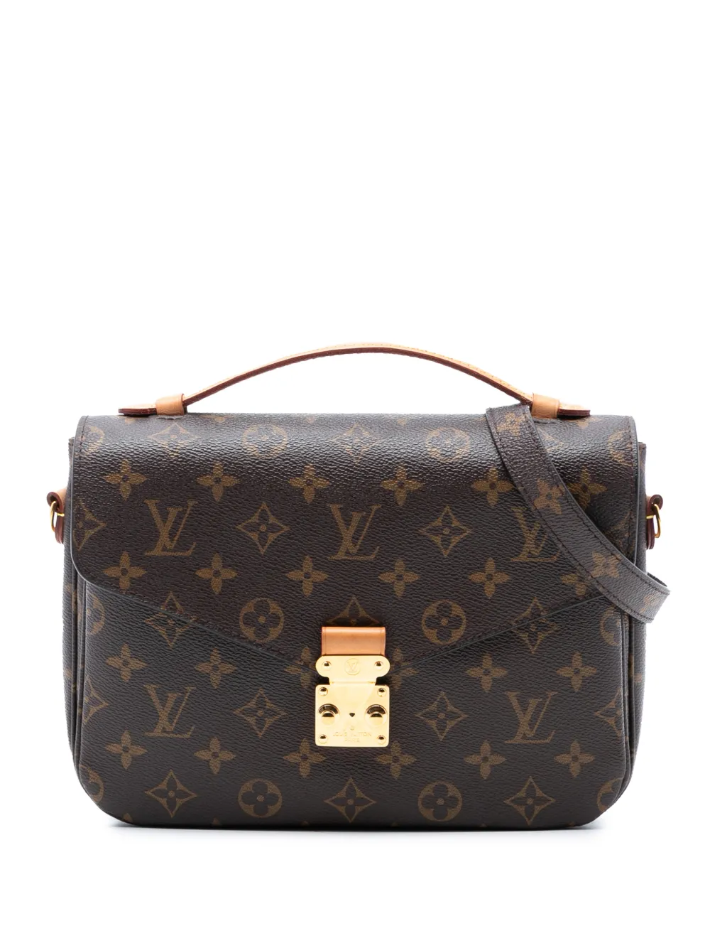 Louis Vuitton Pre-Owned 2018 Monogram Pochette Metis satchel - Marrone