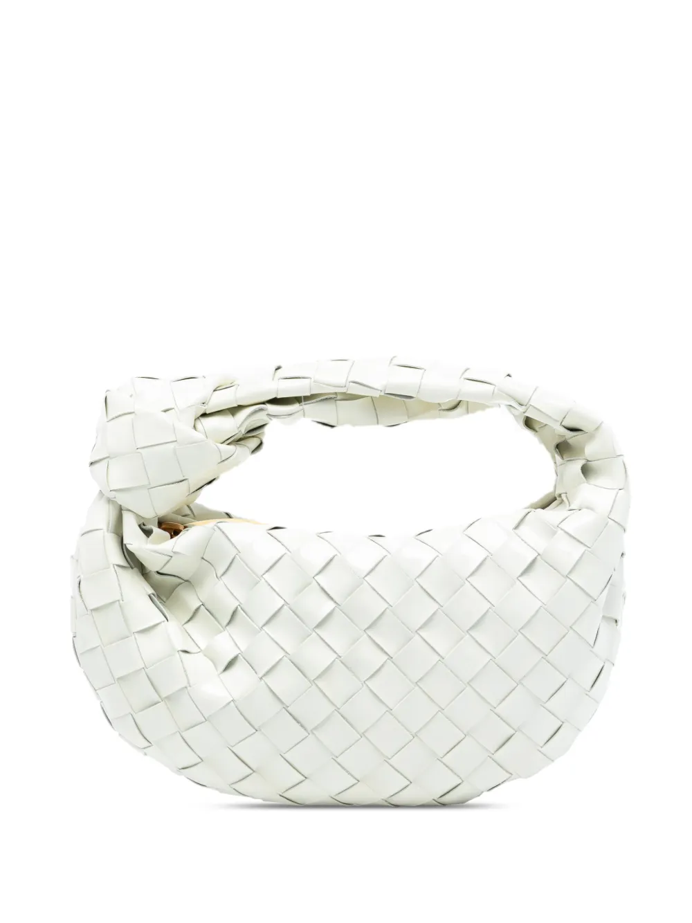 Bottega Veneta Pre-Owned 2012-2025 Mini Nappa Intrecciato Jodie hobo bag - Bianco
