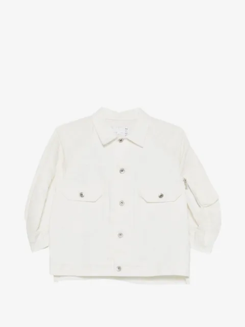 sacai flap pocket jacket