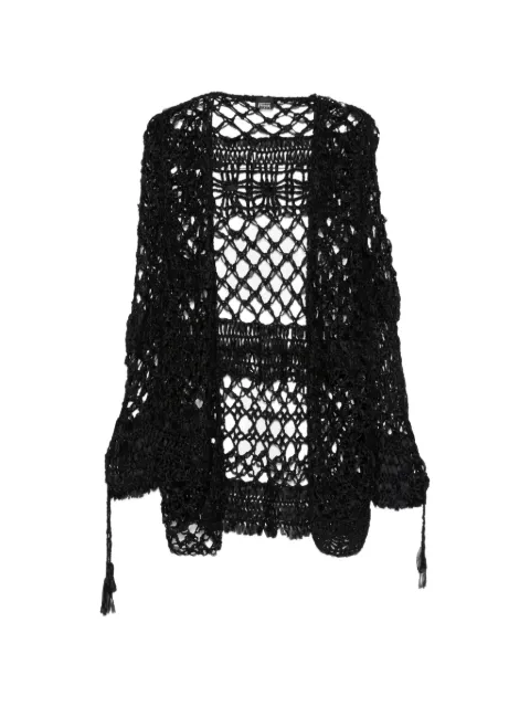 Gianfranco Ferré Pre-Owned 2000s crochet tassel jacket