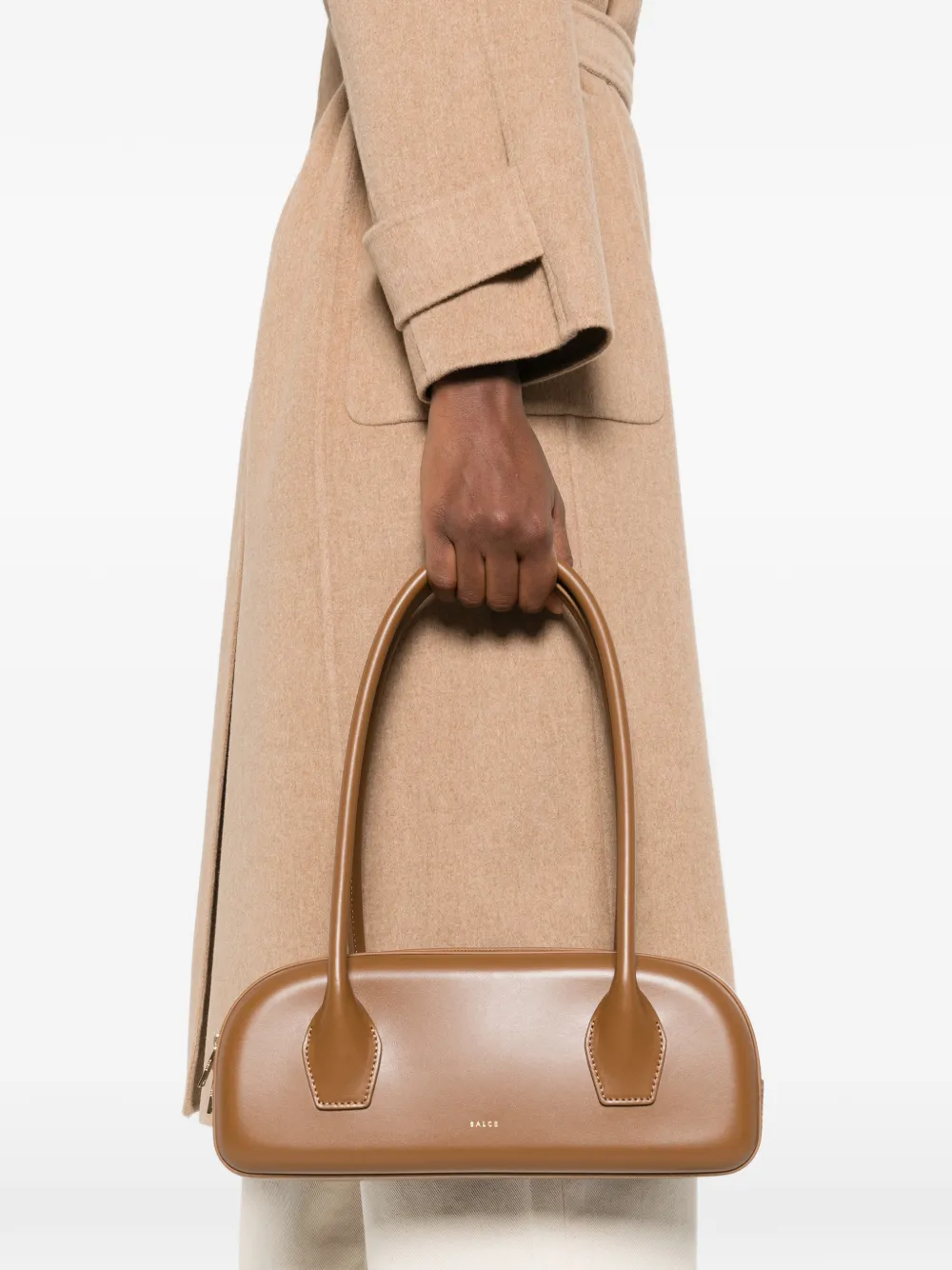  Salce Rounded Shoulder Bag - Brown 
