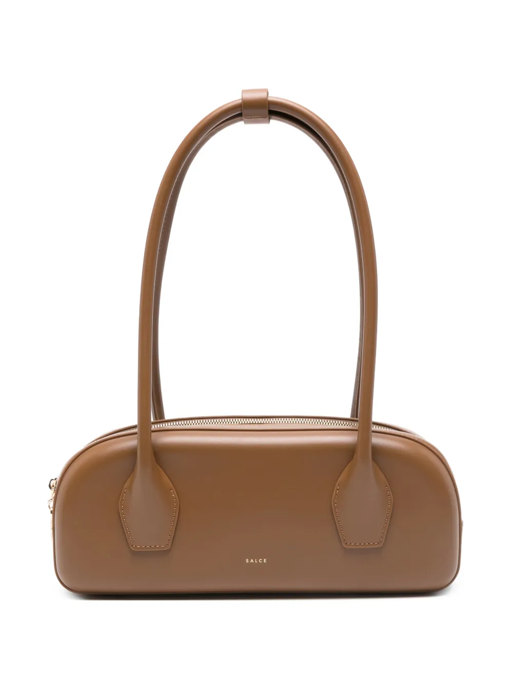 SALCE rounded shoulder bag - Marrone