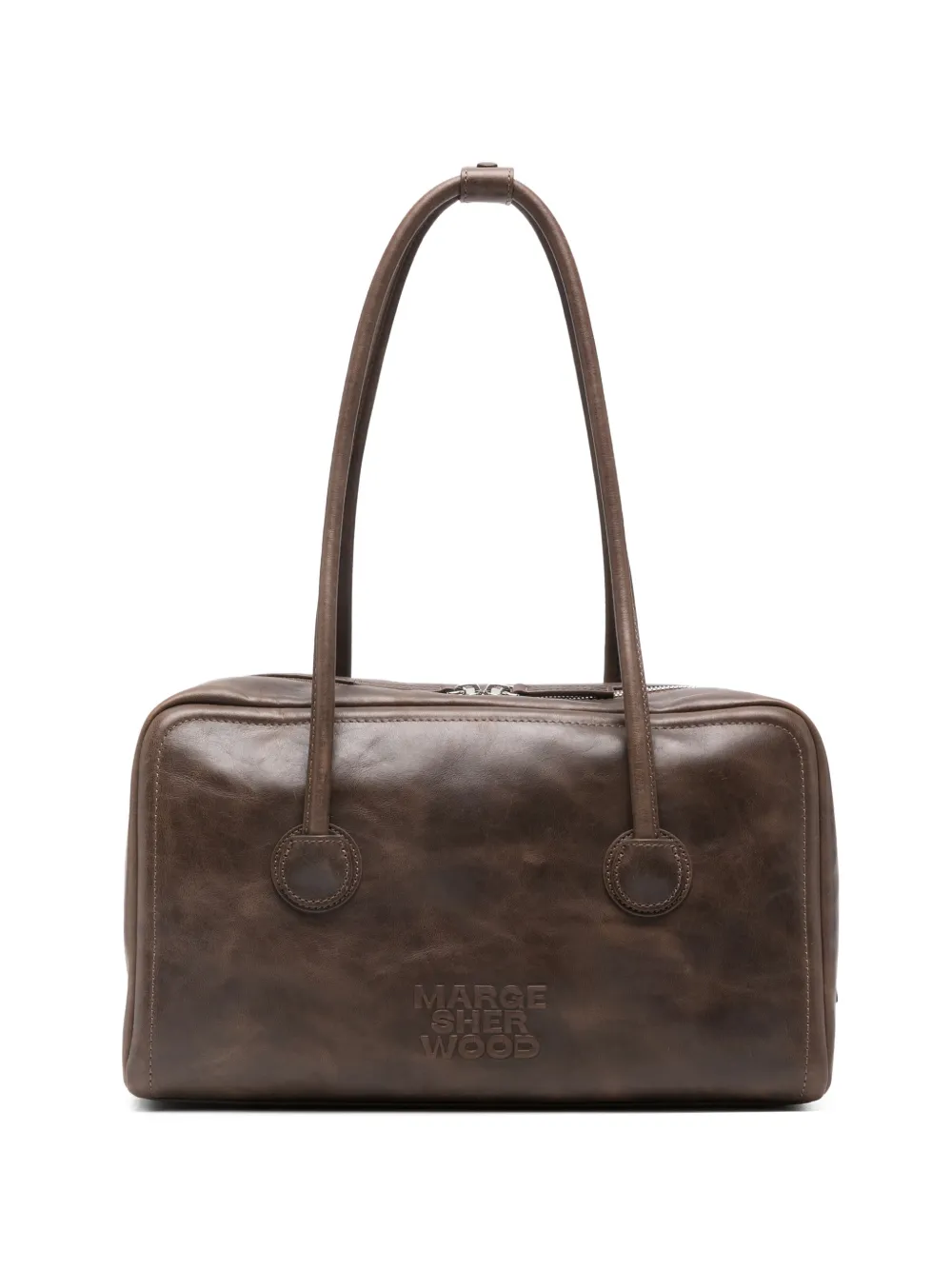 Marge Sherwood Soft Boston shoulder bag - Marrone