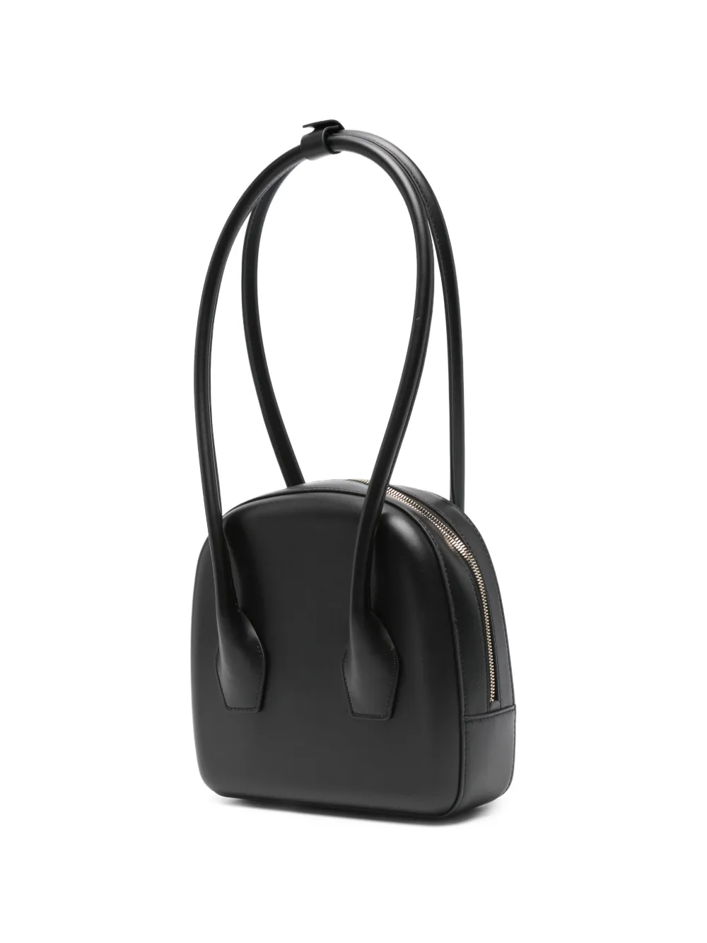  Salce Rounded Shoulder Bag - Black 
