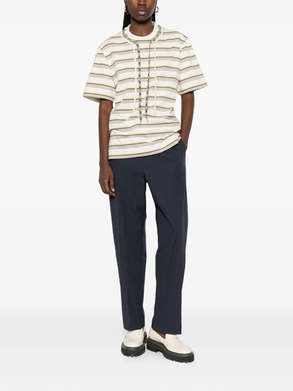 Striped Trek-Lace T-Shirt