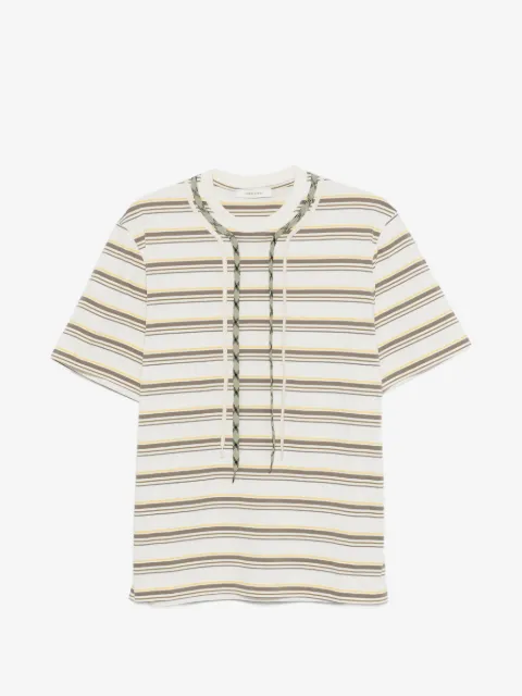 Craig Green striped trek-lace T-shirt