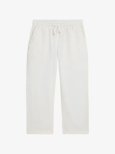 POLO RALPH LAUREN KIDS pantalones con cordones en la pretina