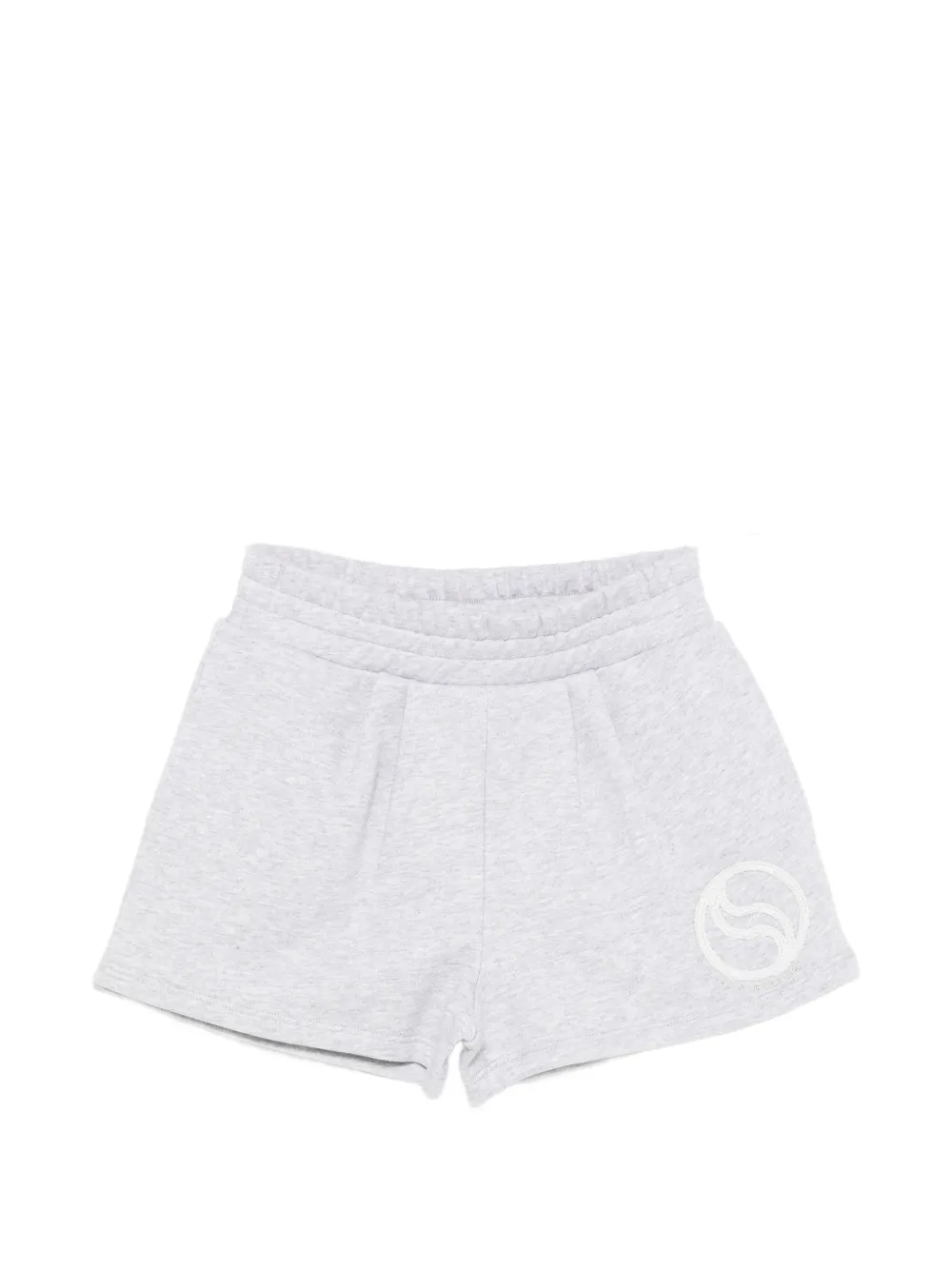 Stella McCartney Kids Shorts con logo - Grigio