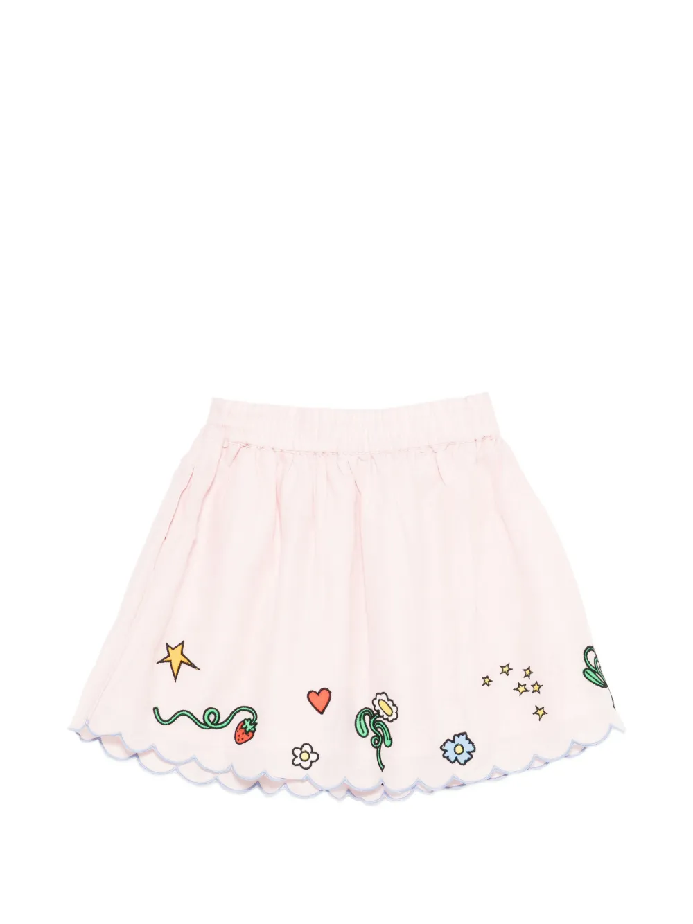  Stella Mccartney Kids Scalloped-hem Skirt - Pink 
