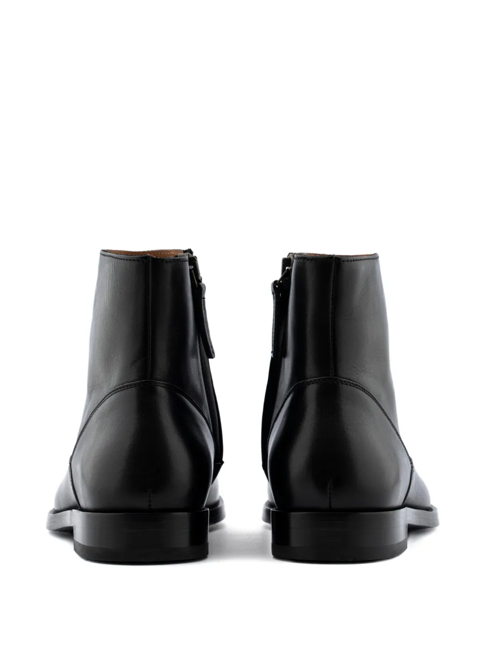Buttero Floyd zip leather boots Zwart