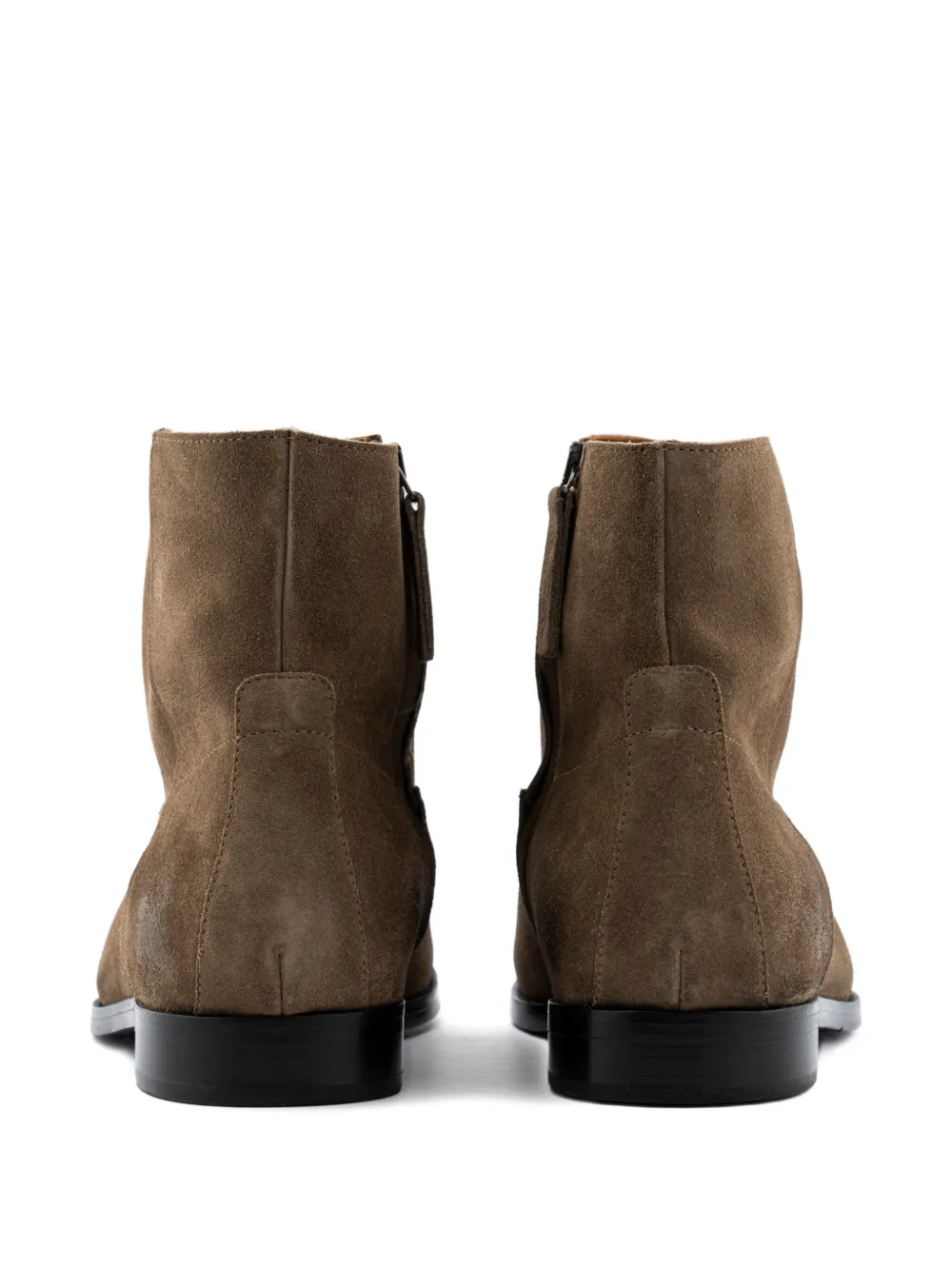 Buttero Floyd zip suede boots Bruin