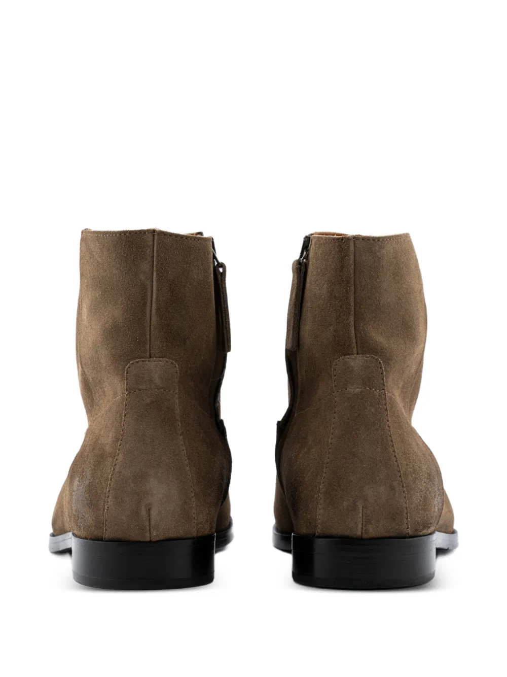  Buttero Floyd Zip Suede Boots - Brown 