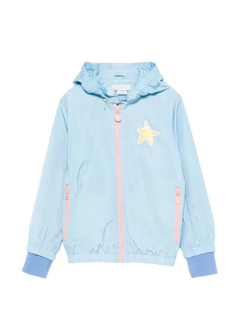 Stella McCartney Kids hooded starfish jacket