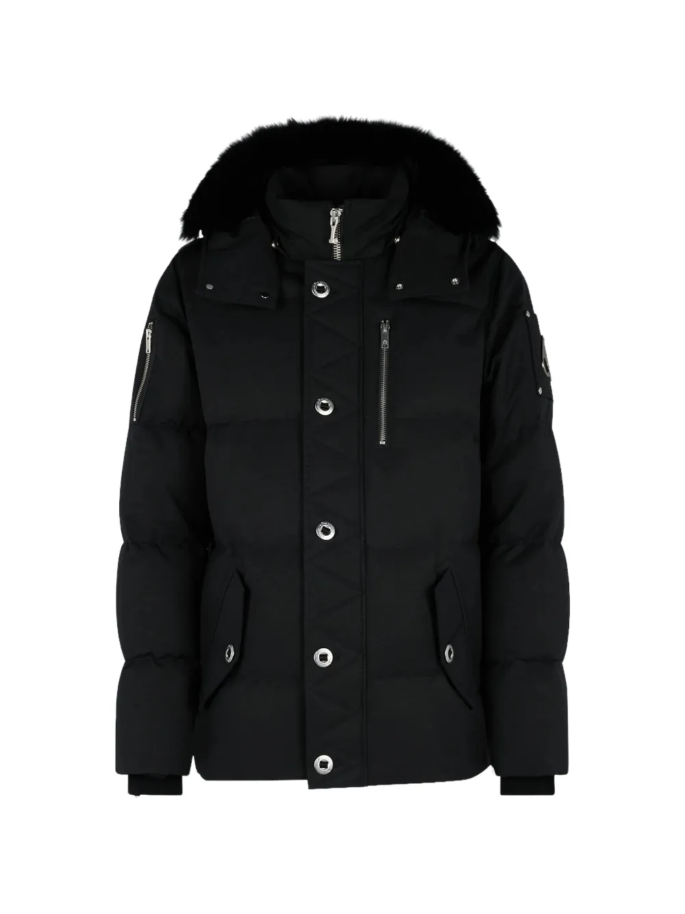 Moose Knuckles Original 3Q hooded jacket - Black