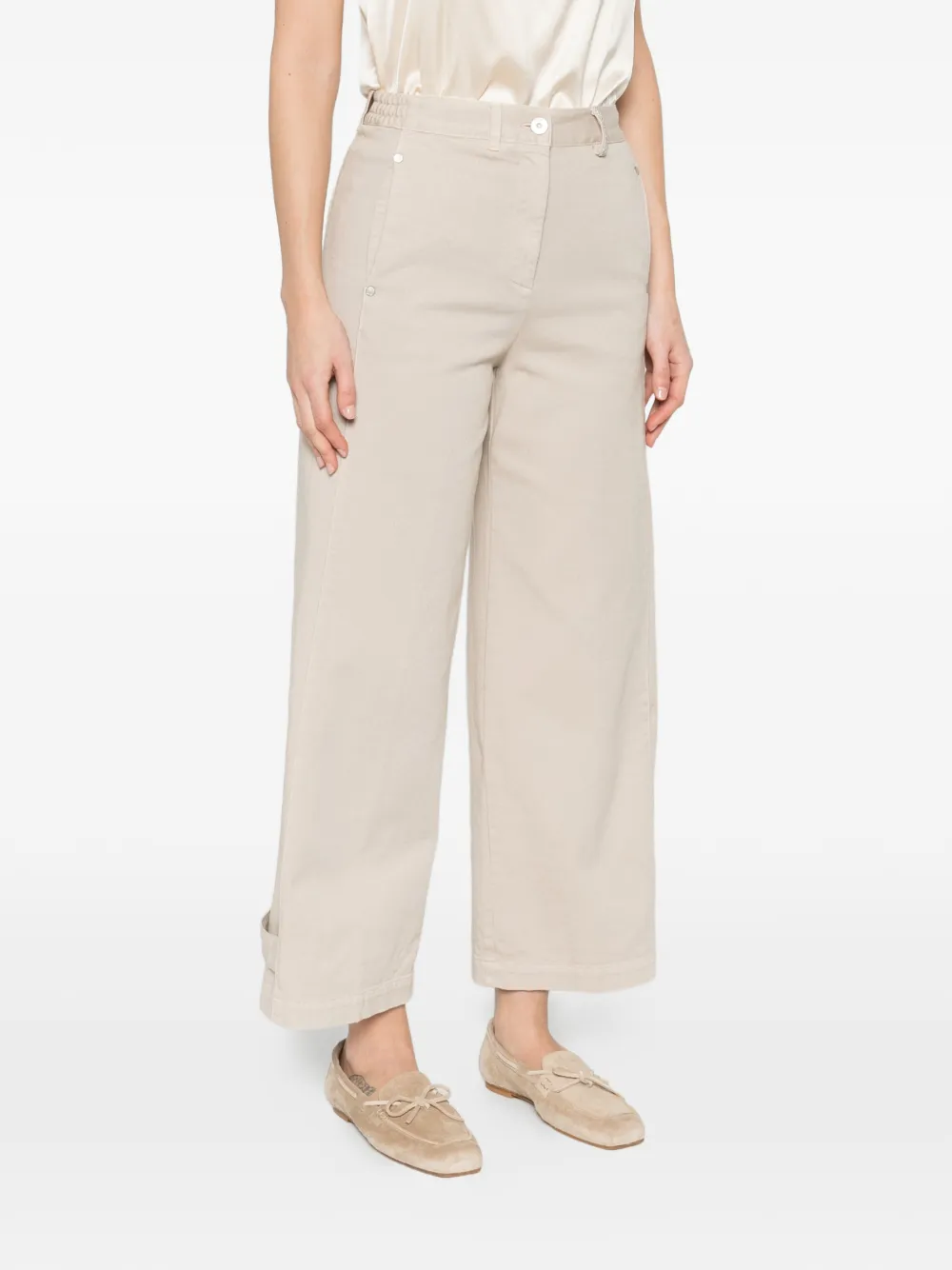  Panicale Buttoned Jeans - Neutrals 