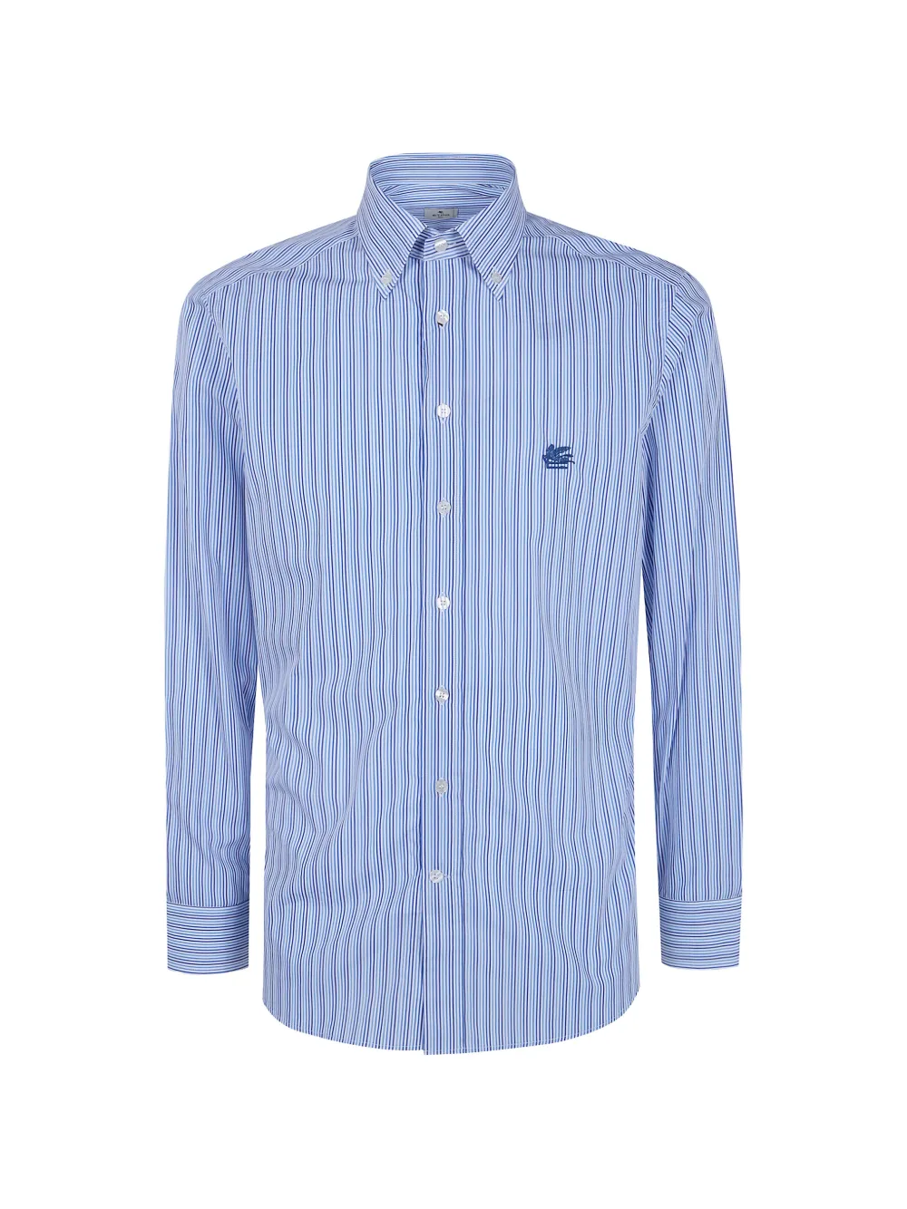 ETRO striped buttoned shirt - Blu